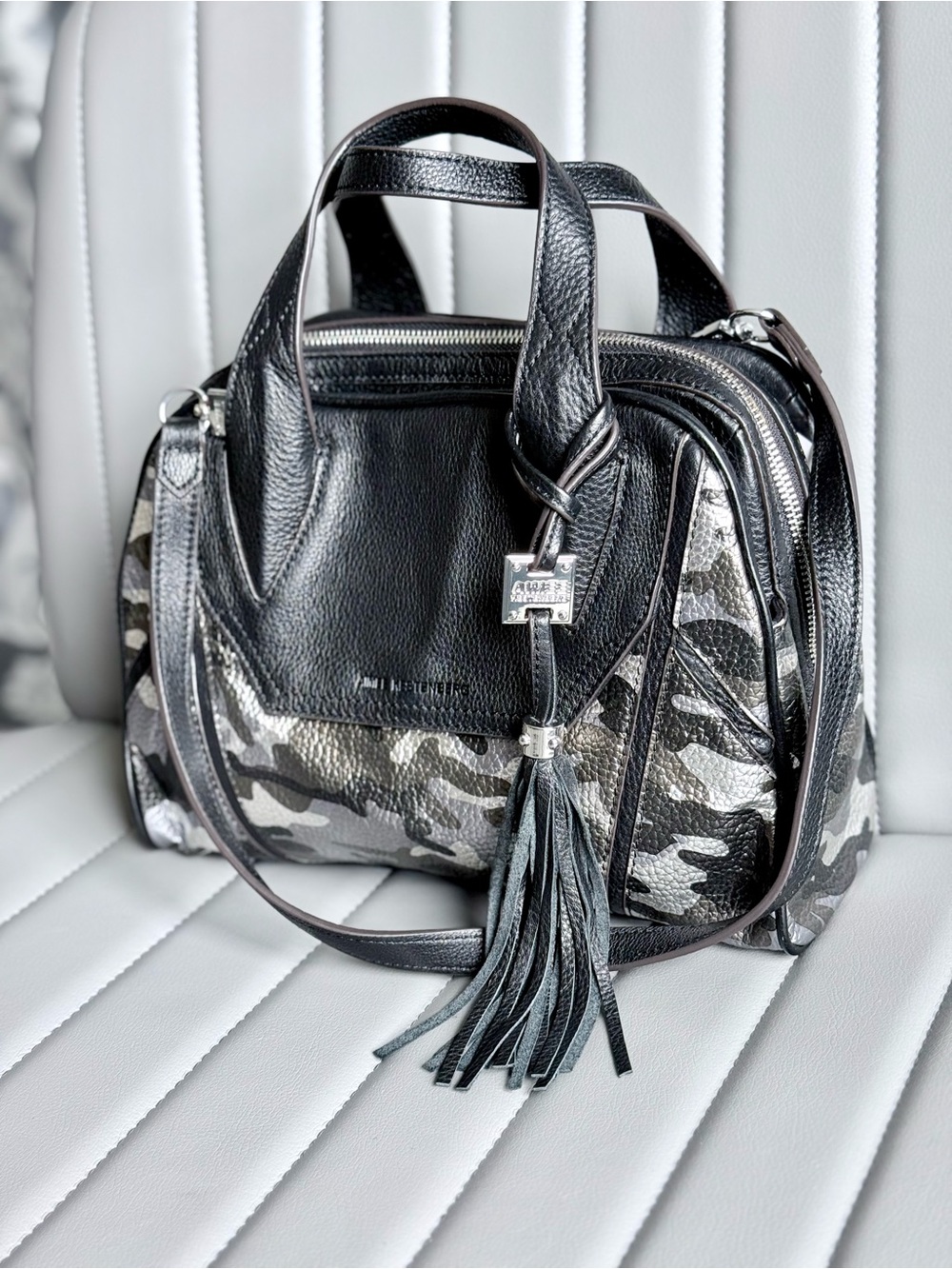 Aimee Kestenberg SOHO Satchel in Metallic Camo - Picture 2 of 12